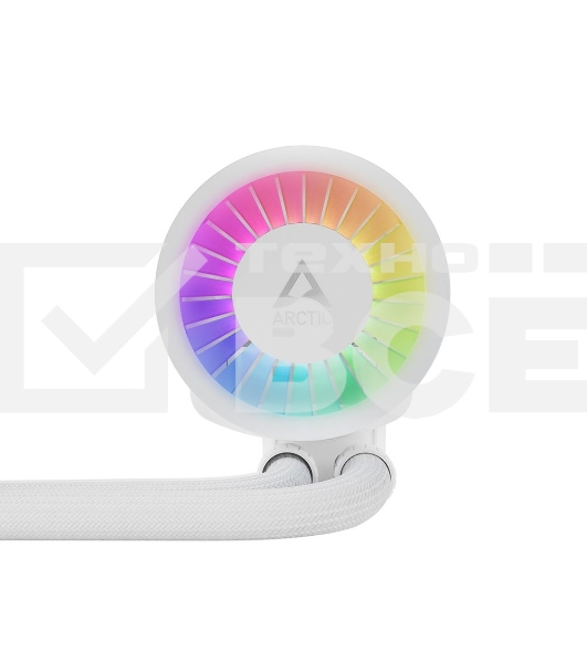 Жидкостная система охлаждения Arctic Liquid Freezer III 240 A-RGB белый, 120 мм, алюминий, 2800 об/мин, 25 дБ, 4 pin, 250 Вт