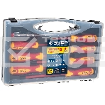 Набор: Отвертки SL 3, 5, 6 / PH 1, 2 / PZ 1, 2, тестер 100-250 В, ЗУБР 