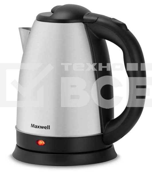 Чайник электрический Maxwell MW-1043, 1800Вт, 1.8л, сталь