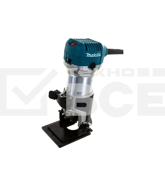 Фрезеры Makita RT0700CX2 Фрезер кромочный,{710Вт,10000-30000об\м,цанга-6-8мм,1.8кг,сум,прям направляющая,погруж и накл подошвы}