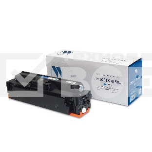 Картридж лазерный NVP совместимый NV-W2031X 415X Голубой (БЕЗ ЧИПА) для HP Color LaserJet M454DN/M479DW/M479 (6000k)