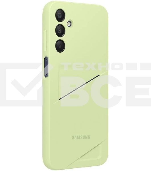 Чехол (клип-кейс) Samsung для Samsung Galaxy A15 Card Slot Case A15 лайм (EF-OA156TMEGRU)