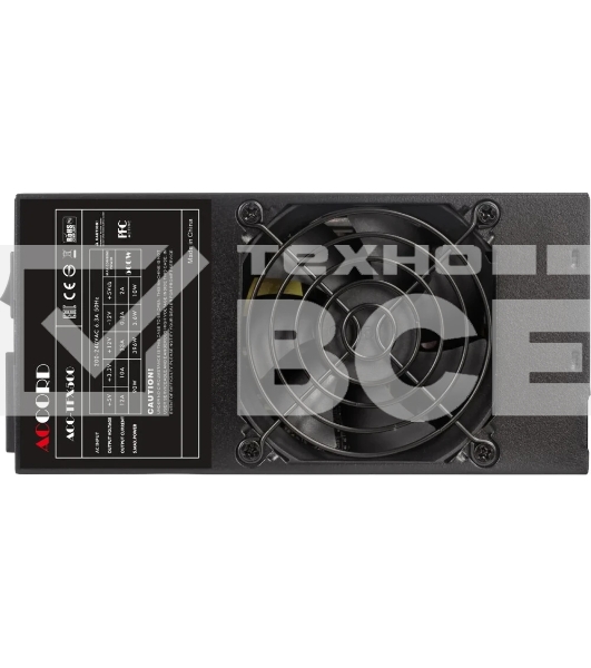 Блок питания Accord ACC-TFX500, 500Вт, 500Вт, 80 PLUS белый, 80мм, черный