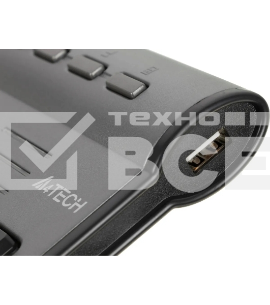 Клавиатура A4Tech KLS-7MUU проводная USB серебристый/черный