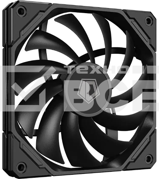 Вентилятор для корпуса ID-Cooling TF-12015-K черный, 120 мм, 2200 об/мин, 32.3 дБ, 4 pin