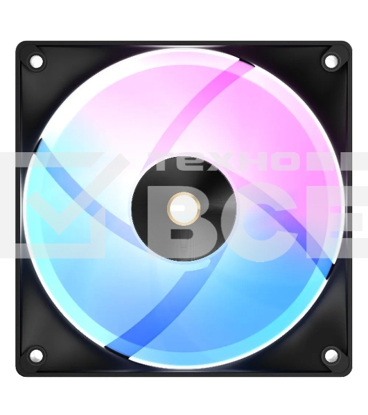 Вентилятор для корпуса Ocypus Delta F12 BK 3 IN 1, 120x120x25mm, 4-PIN PWM, 500-2000 RPM, 29 DBA MAX, HYDRO BEARING