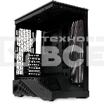 Компьютерный корпус без блока питания HSPD F711-TGbK, Panoramic Full Tower, Black, TG, 0.7 SPCC, no fans ATX, mATX, mITX 190/420/280мм 2x2.5', 2x3.5', 7xPCI 1xUSB-A 3.0, 1xUSB-C 445x235x475мм, фото7