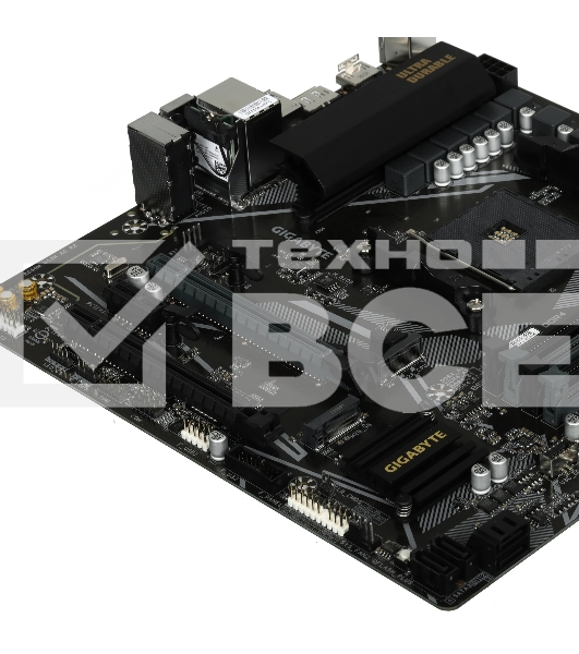 Материнская плата Gigabyte B550M DS3H AC R2, AM4, AMD B550, 4xDDR4, 4xSATA, 2xM.2, 1xPCIe 4.0 x16, 1xPCIe 3.0 x4, 1xPCIe 3.0 x1, 1xDP, 1xHDMI, 1x1Gb LAN, Wi-Fi, Bluetooth 5.0, 4xUSB-A 5Gbps, 2xUSB-A 2.0, 3x3.5 мм, 7.1, mATX