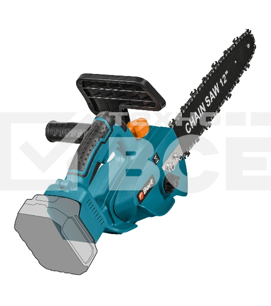 Цепная пила аккумуляторная Bort BKS-2112 18В Li-Ion, Makita 18V LXT, шина 305мм, Бесщеточный, Шаг цепи, дюйм 3/8, холостого хода, об/мин 0-3 400, вес 2 кг, БЕЗ АКБ И ЗУ [93418422]