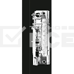 Папка с металлическим зажимом Silwerhof Eco A4, пластик, 0.5мм, черный, фото2