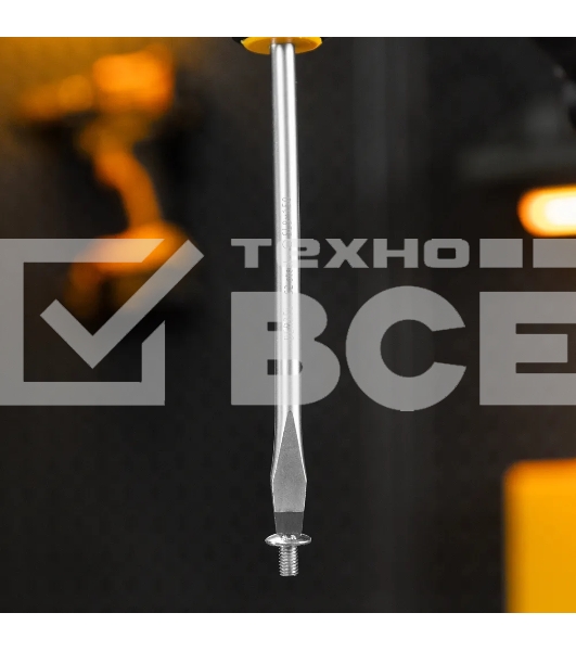 Отвертка Denzel SL8x150 мм, S2, 3к рукоятка