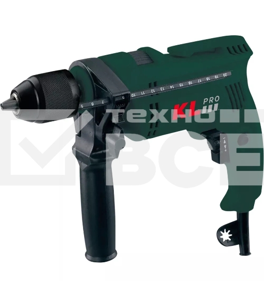 Профессиональная дрель ударная KLPRO KLDM1305 (800 Вт, 13 мм)