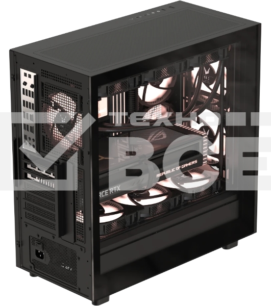 Компьютерный корпус AeroCool / Formula V Line Mana Stone Black AR, ATX, TYPE-C*1, USB2.0*1, USB3.0*1, FRONT 3x120мм ARGB, REAR 1x120мм ARGB