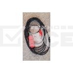 Колодка каучуковая 3-м с заземл. 16А IP44 красн. ЭРА Б0044552, фото8