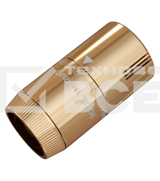 Термоголовка жидкостная Royal Thermo Design М30х1,5 (золото)