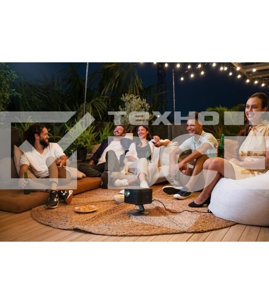 Домашний проектор XGIMI Horizon/технология:DLP/Разрешение:FullHD/2200Лм/MediaTek MT9612/2GB/32GB/Wi-Fi, Bluetooth/AndroidTV/HDR10/0.76-7.66м/HarmanKardon/Вес:2.9кг/Черный XK03K