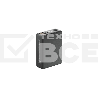 Портативный аккумулятор OLMIO QX-10, 10000mAh, 22.5W, QuickCharge3.0/PowerDelivery, LCD, графитовый