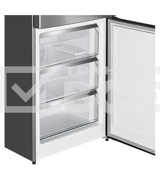 Холодильник Kuppersberg RFCN 2015 X нержавеющая сталь двухкамерный 235/109л морозилка снизу, No Frost