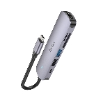 Док-станция Hoco HB28, USB Type-C, USB 3.0/PD100W/SD/TF/USB 2.0/HDMI, USB Type-C, фото9