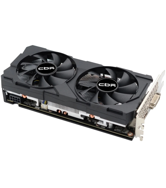 Видеокарта CBR GeForce RTX 2060, 6 GB GDDR6, 192 bit, DisplayPort, HDMI, DVI, GPU 1680 MHz