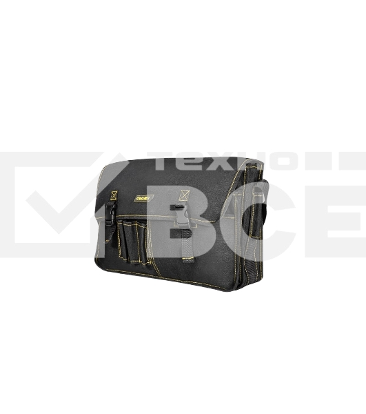Сумка-портфель для инструментов Deli DL-P8 450 x 150 x 290мм, 8 карманов, плечевой ремень, ткань Оксфорд