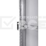 Шкаф коммутационный ЦМО (ШТК-Э-42.8.8-13АА) напольный 42U 800x800мм пер.дв.стекл металл 2 бок.пан. 710кг серый 715мм 105кг, фото2