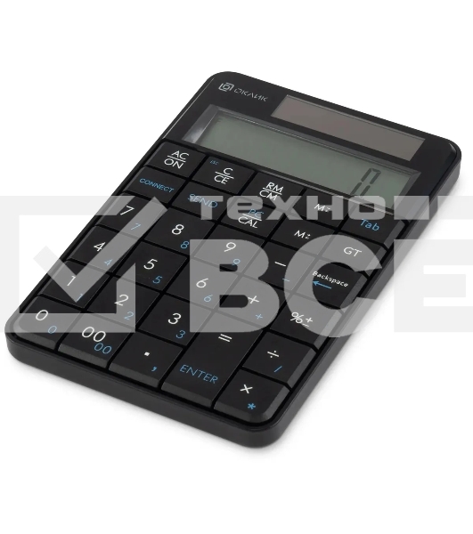 Числовой блок Оклик K604W черный USB беспроводная slim для ноутбука (1979325)
