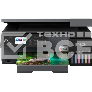 МФУ струйный Epson EcoTank L8100 (C11CK94***), A4, цветной, печ. до 8 стр/мин., 5760 x 1440 dpi (печ.), 1200x4800dpi (скан.), USB, Wi-Fi