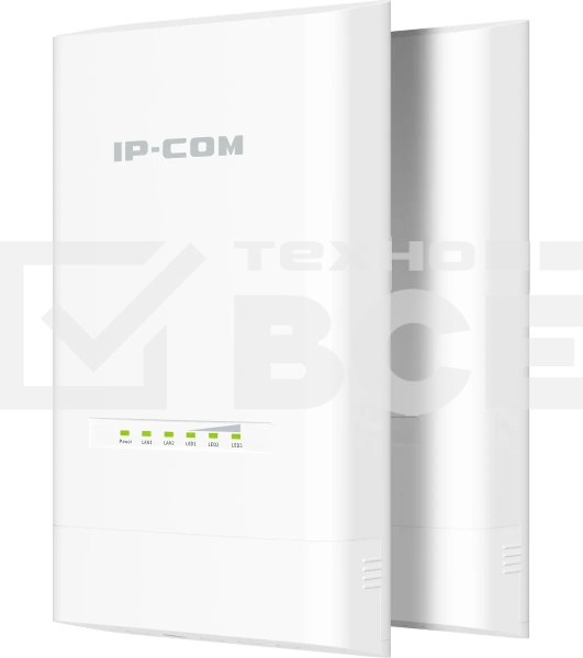 Наружная точка доступа IP-COM CPE12, 5 ГГц, до 867 Мбит/с, IP65, 1х12dbi, PoE, 2х1 Гбит/с, молниезащита 6000В