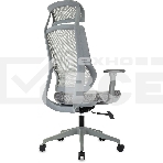 Кресло руководителя Бюрократ MC-G411N-H серый, сетка/ткань, с подголов. крестов. пластик, пластик серый, фото13