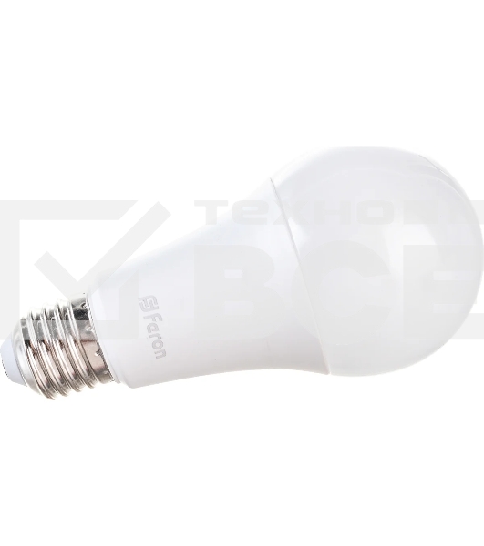 Лампа светодиодная FERON LB-100 (25792) 25W 230V E27 6400K A65