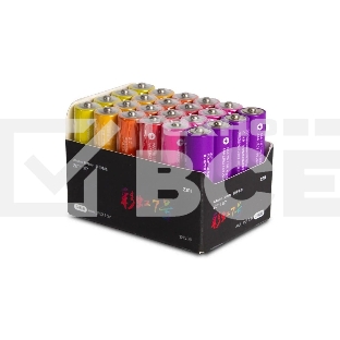 Батарея CUKTECH AAA rainbow alkaline 24 pellet