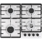 Газовая варочная панель Gorenje GT642SYW, 4 конфорки, закаленное стекло, белый, фото 1