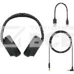 Беспроводные/проводные наушники SONY WH-CH720N черный, полноразмерные, Bluetooth + проводной, активное шумоподавление, до 50 ч, фото2