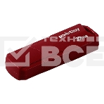 Флешка USB SmartBuy CLUE Burgundy (SB32GbCLU-BG), 32Gb, USB 3.1, R/W 40/25, красный, фото4