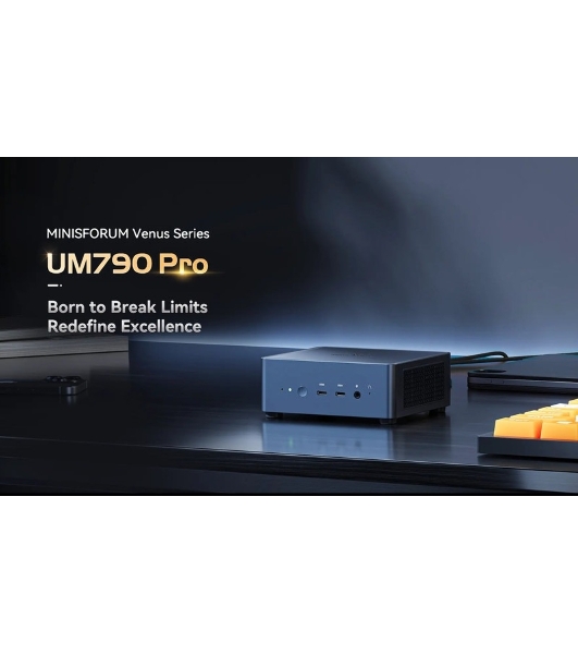 Мини ПК Minisforum UM790Pro/16Gb+512Gb (AMD R9 7940HS) 16Gb+512Gb, AMD Radeon780M, Win 11Pro