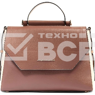 Сумка женская Piquadro Circle BD6777W92/MBE коричневая/бежевая натур.кожа