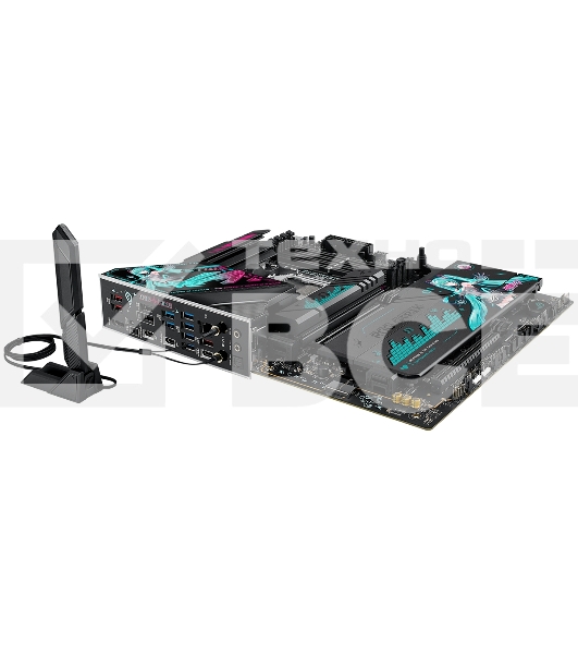 Материнская плата ASUS ROG STRIX X870E-H GAMING MIKU AM5 ATX 4xDDR5 2xPCIEx16 4xM.2 3xUSB-C HDMI 5GLAN Wi-Fi 7 