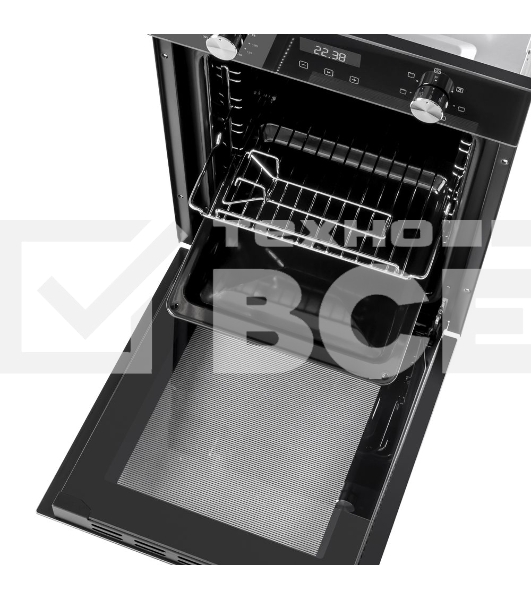 Шкаф духовой электрический HOMSair OEM451BK, встраиваемый