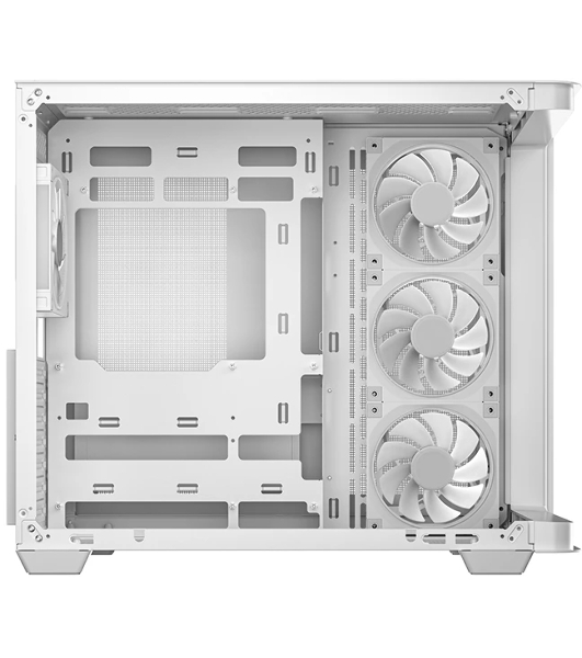 Корпус DeepCool CG530U 4F White, Midi-Tower, белый, 4 x 120 мм