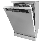Посудомоечная машина BBK 60-DW120D, серебристый, 59.8 см, 12 компл., сушка конденсационная, 49 дБ, класс A++, фото2