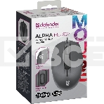 Мышь проводная Defender Alpha MB-507 черный, 1000 dpi, USB, кнопки - 3, фото2