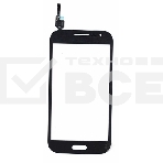 Сенсорное стекло (тачскрин) для Samsung Galaxy E5 SM-E500, черное, фото 1