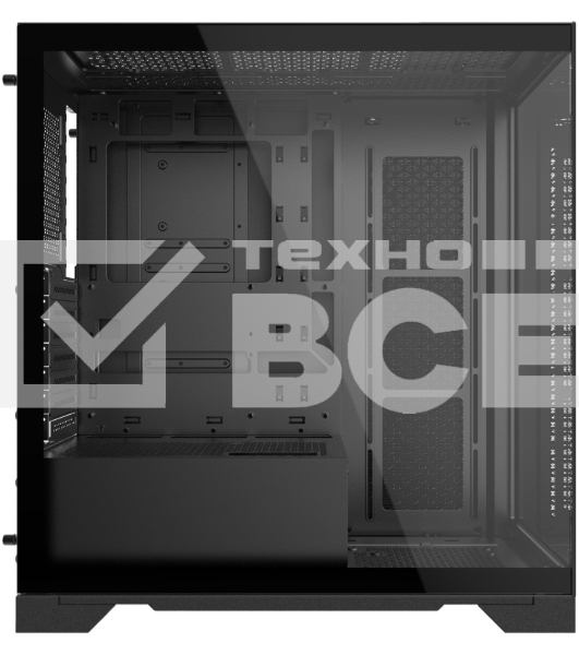 Компьютерный корпус XPG INVADER X BLACK (INVADERXMTWOF-BKCWW) Mid-Tower, Micro-ATX, Mini-ITX, Standard-ATX, USB 3.2 Gen2 Type-A, USB 3.2 Gen2 Type-C