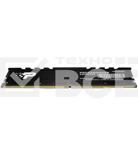 Оперативная память Patriot Signature Premium, DDR5, 16GB (1x16 GB), 4800 MHz, CL40, радиатор, черный