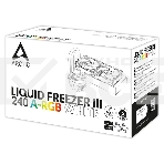 Жидкостная система охлаждения Arctic Liquid Freezer III 240 A-RGB белый, 120 мм, алюминий, 2800 об/мин, 25 дБ, 4 pin, 250 Вт, фото5