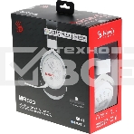 Наушники с микрофоном A4Tech Bloody MR590 Sports белый/черный 1.5м мониторные BT/Radio/3.5mm оголовье (MR590+ WIRED/SPORT WHITE), фото4