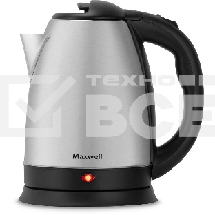 Чайник электрический Maxwell MW-1043, 1800Вт, 1.8л, сталь