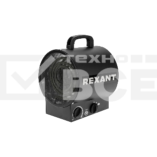 Пушка тепловая электрическая Rexant 60-0037 круглая, прямоугольная подставка, ТЭН, 3кВт