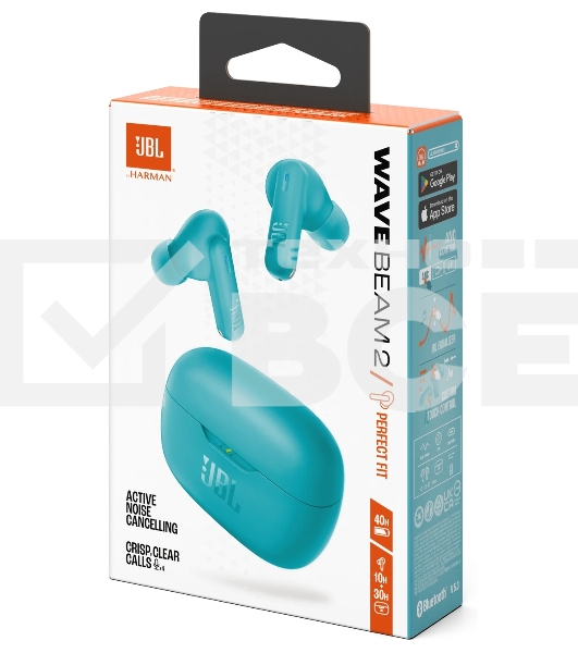Наушники JBL Wave Beam 2 голубой
